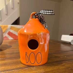 Rae Dunn Glossy Orange Birdhouse